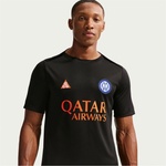 Nike Mens Inter Milan Pre-Match Shirt - Black/Orange