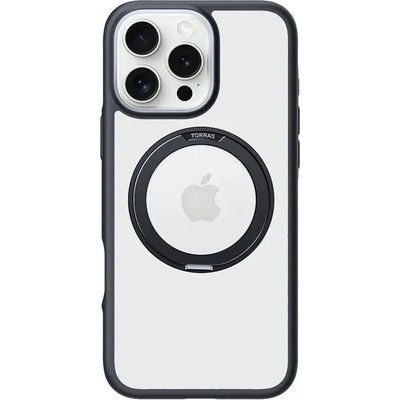 TORRAS Кейс Torras Ostand R Fusion за iPhone 16 Pro, черен (X00FX1883)
