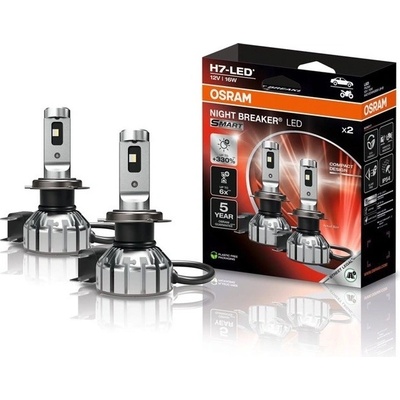 Osram 12V H7 NightBreaker +330% LED SMART OSRAM, set 2ks | Zboží Auto