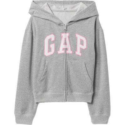 GAP V- FRCH Logo dívčí mikina s logem šedá