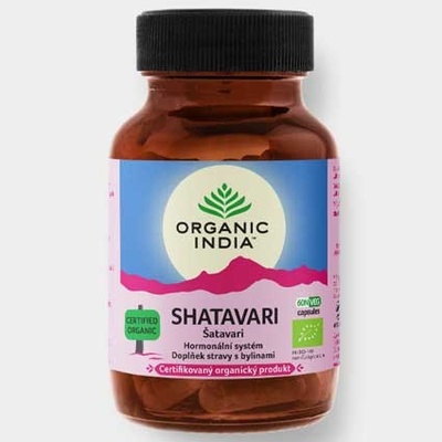 Organic India Šatavari BIO 60 kapsúl