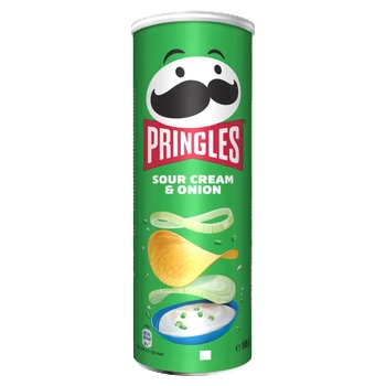 Pringles Чипс Pringles лук и сметана 165 г (1006000002)