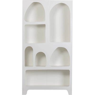 WOOOD Бял шкаф за книги 95x180 cm Caz - WOOOD (373437-W)