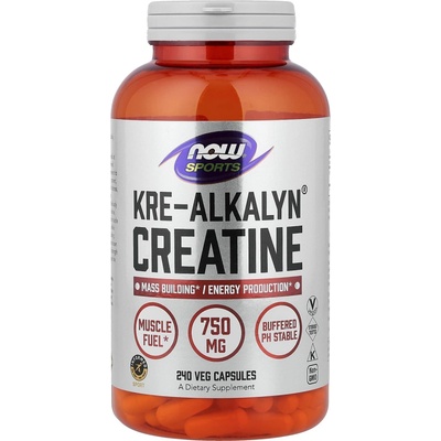 NOW Foods Kre-Alkalyn Creatine 750 240 kapslí