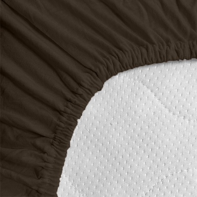 Top textil Prostěradlo Jersey Top černé 120x200