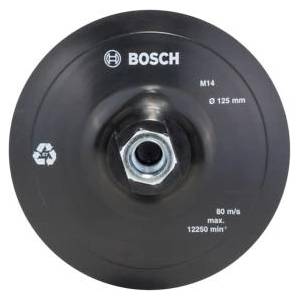 Bosch Гумена шлифовъчна плоча за ъглошлайфи, велкро, 125 мм d = 125 мм 2609256272 (2609256272)