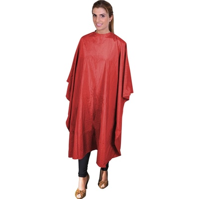 Eurostil pláštěnka na stříhání nylonová 138 x 150 cm na cvoky červená