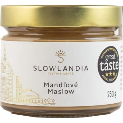 SLOWLANDIA Mandľové máslow 350 g