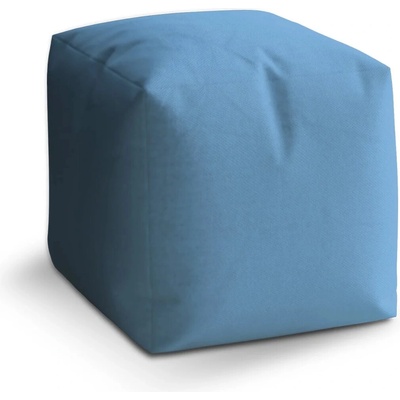 Sablio Taburet Cube Modrá 3 - 50x50x50 cm