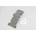 Traxxas Skidplate, rear plastic (grey)/ stainless steel plate, TRX4938A (TRX4938A)