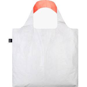 LOQI Чанта тип торба LOQI Tyvek Neon бяло-оранжева (TY.DO5)