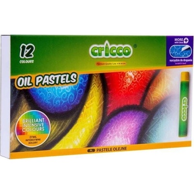 Cricco olejové pastely 12 ks