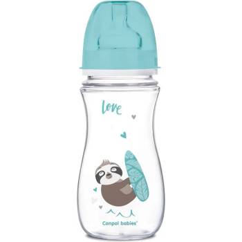 Image 1 of Canpol babies Антиколик шише Canpol - Exotic Animals, 300 ml, синьо (35/222_blu)