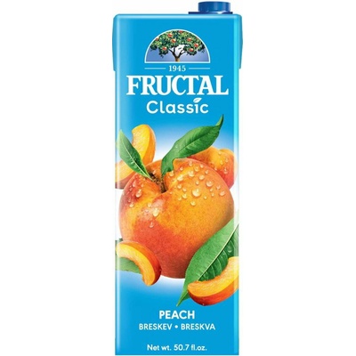 Fructal broskyňový nápoj 1,5 l
