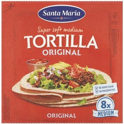 Santa Maria Original Medium pšeničná tortilla 8 ks 320 g