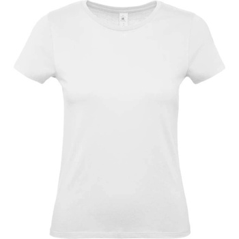 B&C Collection B&c e150 / Дамска тениска с обло деколте - бяла l (01002t00103)