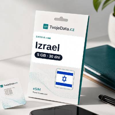 eSIM Izrael 5 GB / 29 dní