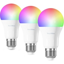 TechToy Smart Bulb RGB E27 9W ZigBee 3pcs set TSL-LIG-A70ZB-3PC