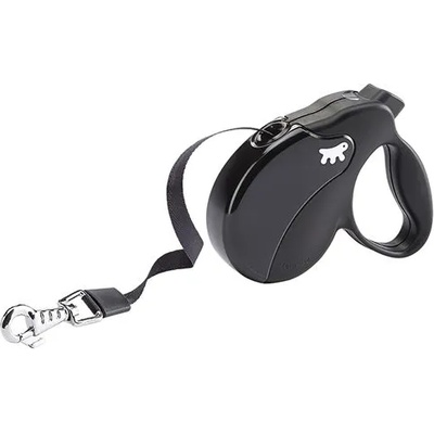 Ferplast Повод Amigo Mini до 12кг - 3м лента, черна