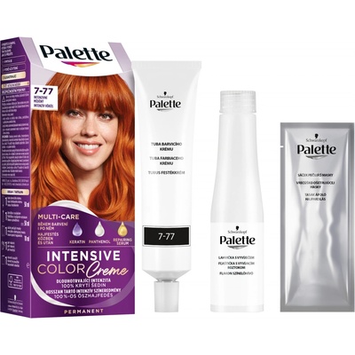 Palette Intensive Color Creme barva na vlasy intenzivní měděný 7-77