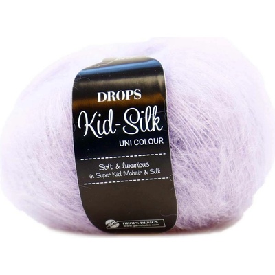 Drops Kid-Silk 55 pudrová lila