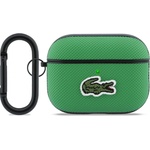 Lacoste Калъф Lacoste Petit Pique Croc Logo Patch за AirPods Pro 3 зелен (LCAP3PVCN)