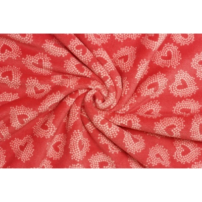 Coral fleece Soft - Srdce