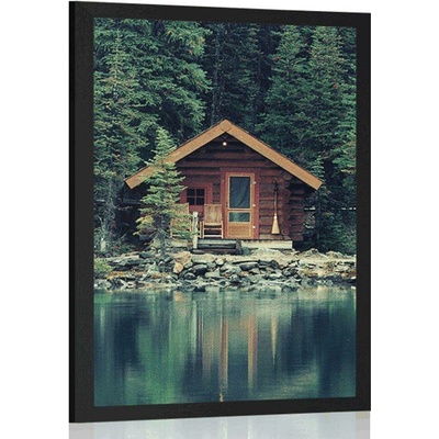 Plakát park Yoho v Kanadě - 30x45 silver