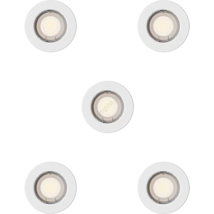 Philips - Комплект от 5 вградени осветителни тела PERIDOT 1xGU10/7W/230V, бяло (P7286)