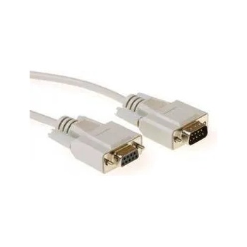 ActiveJet Кабел ACT AK2305, D-sub 9 pin мъжко - D-sub 9 pin женско, 1.8м, Бял, EWENT-ACT-CAB-AK2305