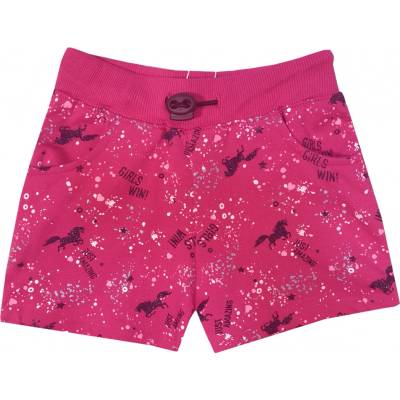 Kugo K752 dívčí šortky kraťasy tmavě růžová