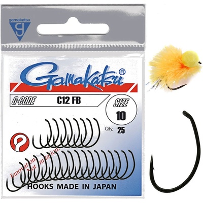 Gamakatsu C12 Hook vel.12 25ks