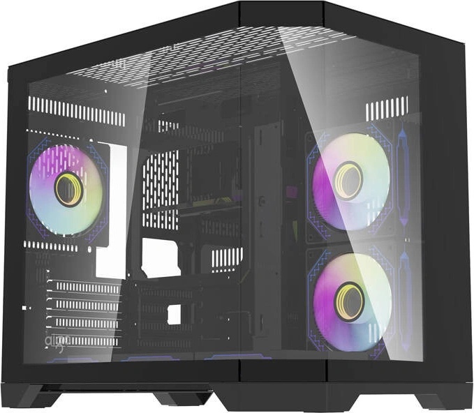 darkFlash FT418 + 6 ARGB fans Black