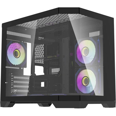 darkFlash FT418 + 6 ARGB fans Black