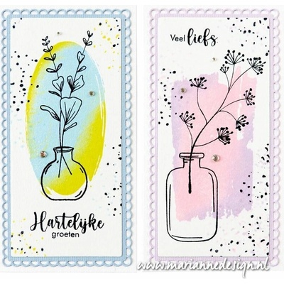 Marianne Design Květina kalina silikonové gelové razítko