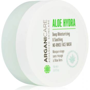 Arganicare Aloe Hydra No-Rinse Face Mask хидратираща в дълбочина маска с успокояващ ефект 150ml