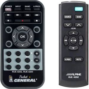 GENERAL Alpine rue-4202, cde-143bt cde-124sxm cde-175bt - дистанционно управление дубликат (rue-4202, cde-143bt cde-124sxm cde-175bt) Дистанционно