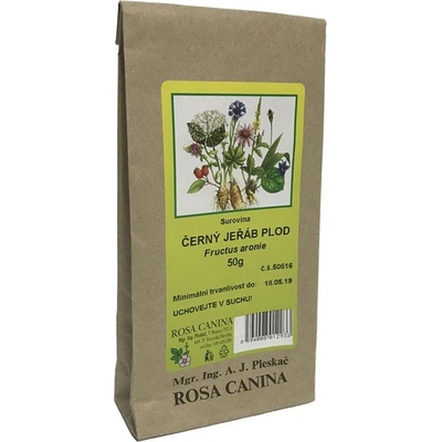Rosa Canina Černý jeřáb plod aronie 50 g