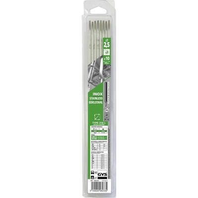 GYS Edelstahl 2.5 mm x 350 mm 10 ks