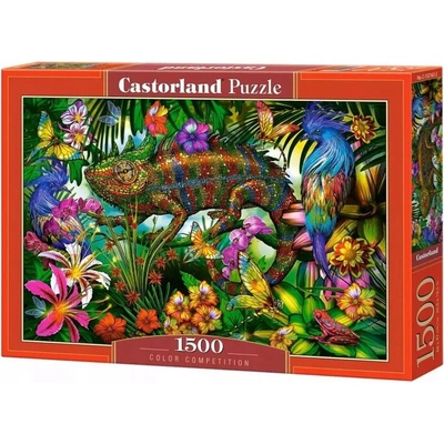 Castorland Soutěž barevzelený chameleon 1500 dílků – Hledejceny.cz