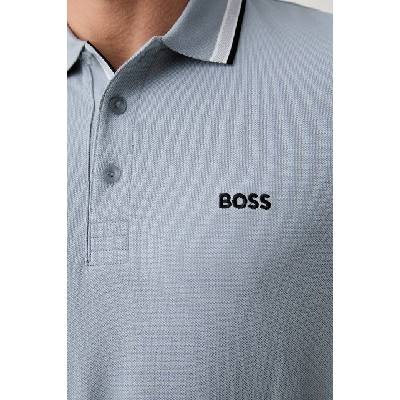 BOSS Green тениска с яка мъжка от памук Paddy (50469055)