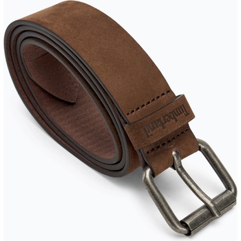 Timberland Мъжки колан за панталон Timberland 35mm Nubuck Belt dark brown