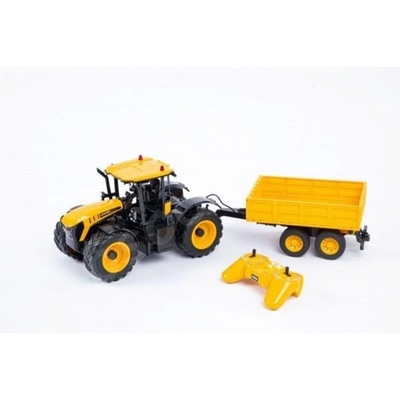 Double Eagle Traktor JCB Fastrac na dálkové ovládání se sklápěcím valníkem 2.4GHz RTR 1:16