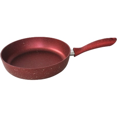 Haschever HR-GRANITE-ЧЕРВЕНО-Дълбок тиган Ø26xh7cm (ETVDGR0026010) (0189235)