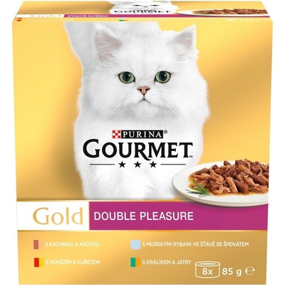 Gourmet Gold Duo beef & chicken 8x85 g