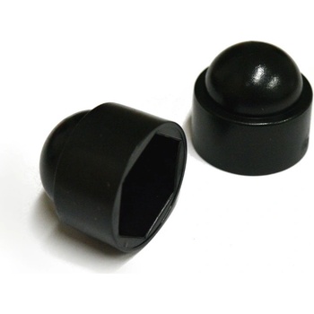 Krytka matky PVC M16 černá