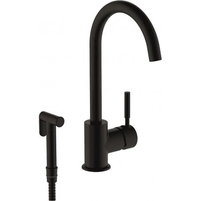 Inter Ceramic Стоящ смесител за кухня, Inter Ceramic, ICF 719612B, със слушалка (719612B)