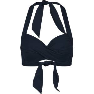 Seafolly Дамско бикини горнище Seafolly Women's Collective Twist Soft Cup Halter Bikini top - True Navy - размер 34 (EU) (150-2120-0211)