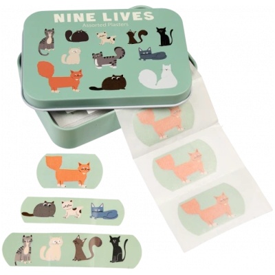 Rex London - Лепенки за рани в метална кутия - Девет живота (29188)