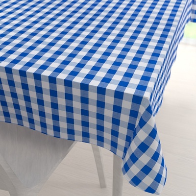 Biante Teflonový obdélníkový ubrus TF-070 Modro-bílá kostka 120x140cm